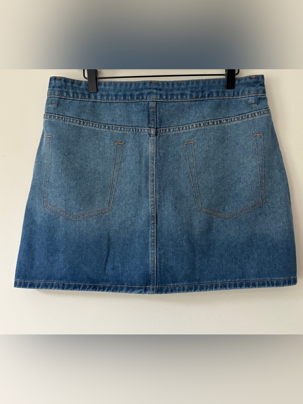 Micas Reversible Denim Pocket Mini Skirt - XL - Picture 3 of 12